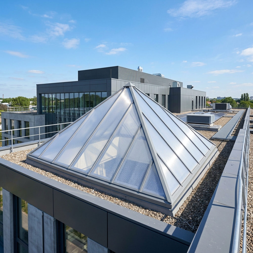 Зенітні ліхтарі зі стільникового полікарбонату